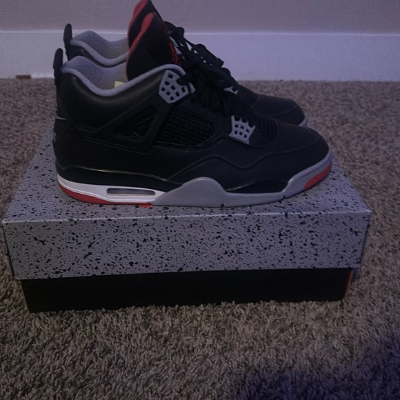 Jordan Other - jordan 4’s retro bred reimagined 2019 black and red